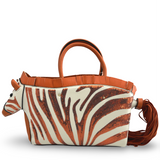 HAM-2305 - Zebra Design Handbag - 2 Colors