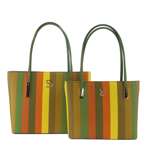 GS-1036LA - Stripes Style 2 Bags Set - 2 Colors